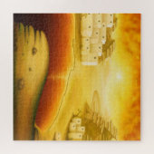 "救い" – 中東、オリエントサンセット絵画の ジグソーパズル (横)