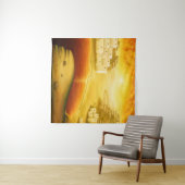 "救い" – 中東、オリエントサンセット絵画の タペストリー (インサイチュ(横))