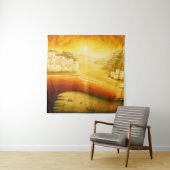 "救い" – 中東、オリエントサンセット絵画の タペストリー (インサイチュ)