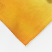 "救い" – 中東、オリエントサンセット絵画の フリースブランケット (角)