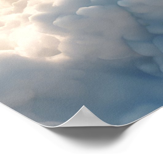 救い、雲の中を渡り ポスター (角)