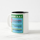 救いABC ツートーンマグカップ (正面左)