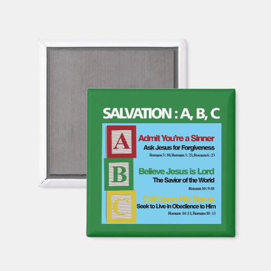 救いABC マグネット (正面/裏面)