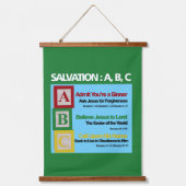 救いABC 吊り下げ型タペストリー (正面)