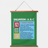 救いABC 吊り下げ型タペストリー (正面2)