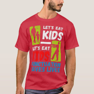 救おもしろい句点の命食べLet's Kids Zombi Tシャツ