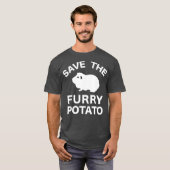 救おもしろい毛豚 Tシャツ (正面フル)
