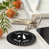 救おもしろい水ワインキーリング キーホルダー (側面)