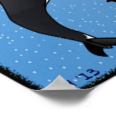 救おもしろい鯨のザタイヤのオラカスポフ ポスター (角)