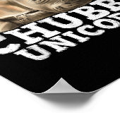 救おもしろいThe Chubby Unicorns - Artful Fat Rhino ポスター (角)