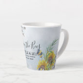 救お前ら救は世パーソナライズされた界 カフェラテマグ (右アングル)