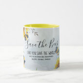 救お前ら救は世パーソナライズされた界 マグカップ (中央)