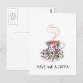 救お茶を入れて ポストカード (正面/裏面)