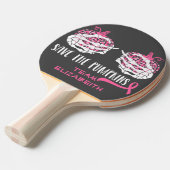 救かぼちゃ乳がん認識度 卓球ラケット (正面アングル)