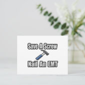 救ねじ、爪、 ネイル、EMT ポストカード (スタンド正面)