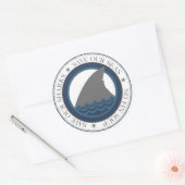 救のサメ ラウンドシール (封筒)