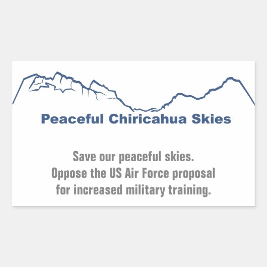 救のステッカー 長方形シール (正面)