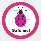 救の保護自然パーソナライズされたは ラウンドシール (正面)