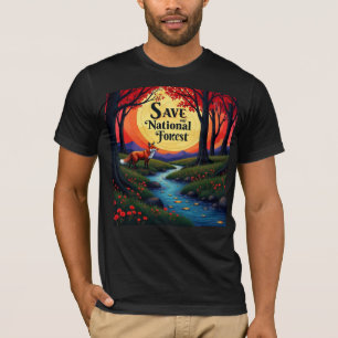 救の国有林と公園 Tシャツ