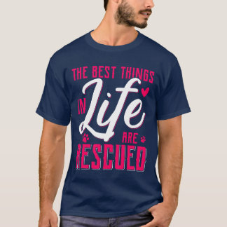 救われた命は最高の贈り物 Animal Rescue gi Tシャツ