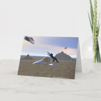 救われた挨拶状 カード