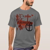救われた - 羽根付き Tシャツ (正面)