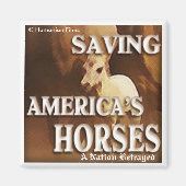 救アメリカの馬 – 磁石 (正面)