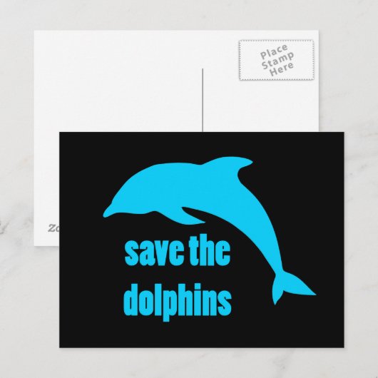救イルカ ポストカード (正面/裏面)