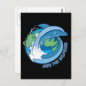 救イルカ ポストカード (正面/裏面)