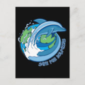 救イルカ ポストカード (正面)