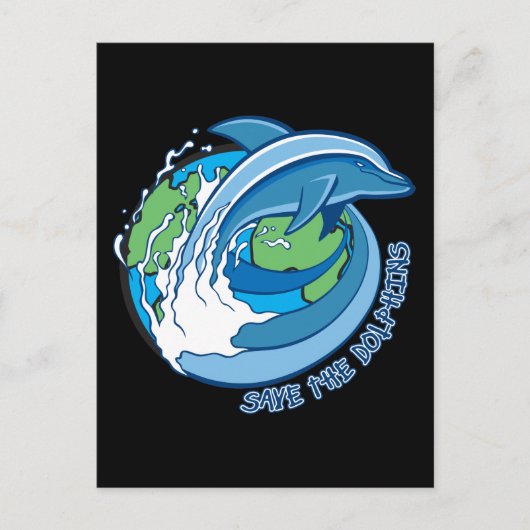 救イルカ ポストカード (正面)
