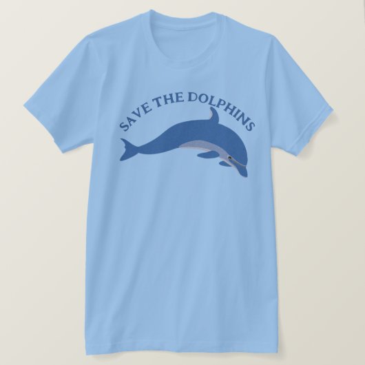 救イルカ Tシャツ (デザイン正面)