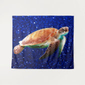 救ウミガメ タペストリー (正面(横))