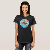 救ウミガメ – 海動物の海 Tシャツ (正面フル)