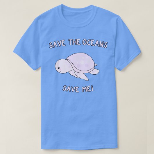 救ウミガメ Tシャツ (デザイン正面)