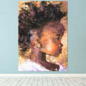 救キッズキャンバス印刷平和 – ア絵画ート キャンバスプリント (インサイチュ (ウッドフロア))