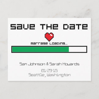 救ゲーム – ビデオゲームスタイル 案内ポストカード