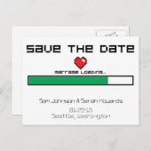 救ゲーム – ビデオゲームスタイル 案内ポストカード (正面/裏面)