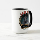 救ゴリラ |絶滅危惧種 マグカップ (正面右)