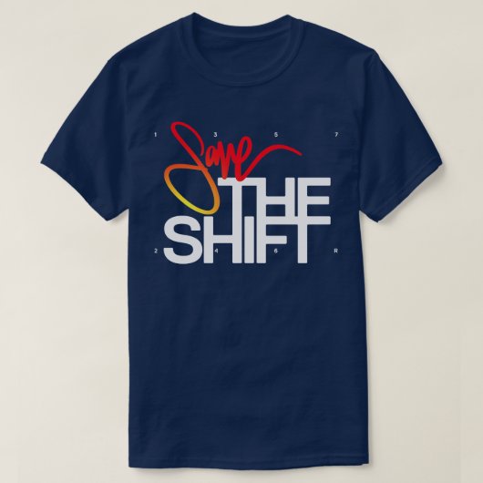救シフト Tシャツ (デザイン正面)