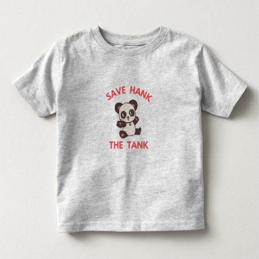 救タンクを取るおもしろい トドラーTシャツ (正面)