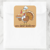 救トルコのデザートファースト食べ物でトルコの生活！ スクエアシール (バッグ)