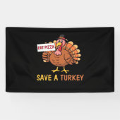 救トルコのピザッザ感謝祭おもしろいの 横断幕 (横)