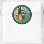 救トーターのプレーリーチキン ラウンドシール (バッグ)