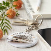 救ハリネズミ キーホルダー (側面)