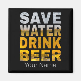 救バチュラーパーティ用水飲みビールことわざ マグネット