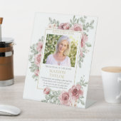 救フローラの母席結婚 台座サイン (インサイチュ)