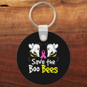 救ブビースおもしろい乳がん認識度ハロウィー キーホルダー (正面)