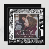 救モダン写真エレガントの日付 (正面/裏面)