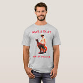 救ヤギ Tシャツ (正面フル)